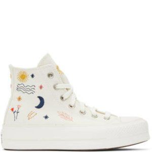 Converse "It's Okay to Wander" Platform Chuck Taylor All Star High Sneakers,S6.5